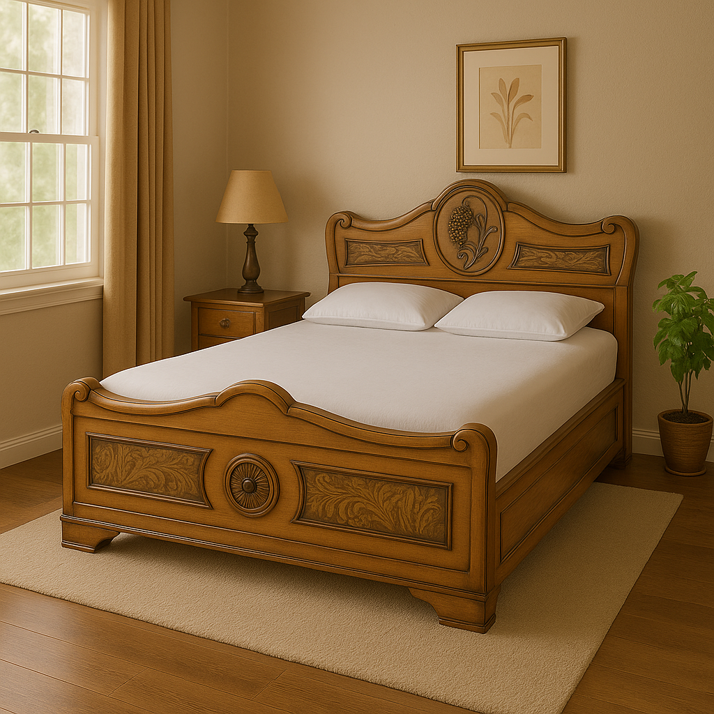Teak Wooden Bed