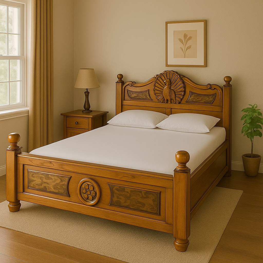 Teak Wooden Bed