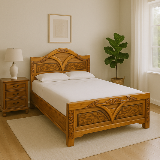 Teak Wooden Bed