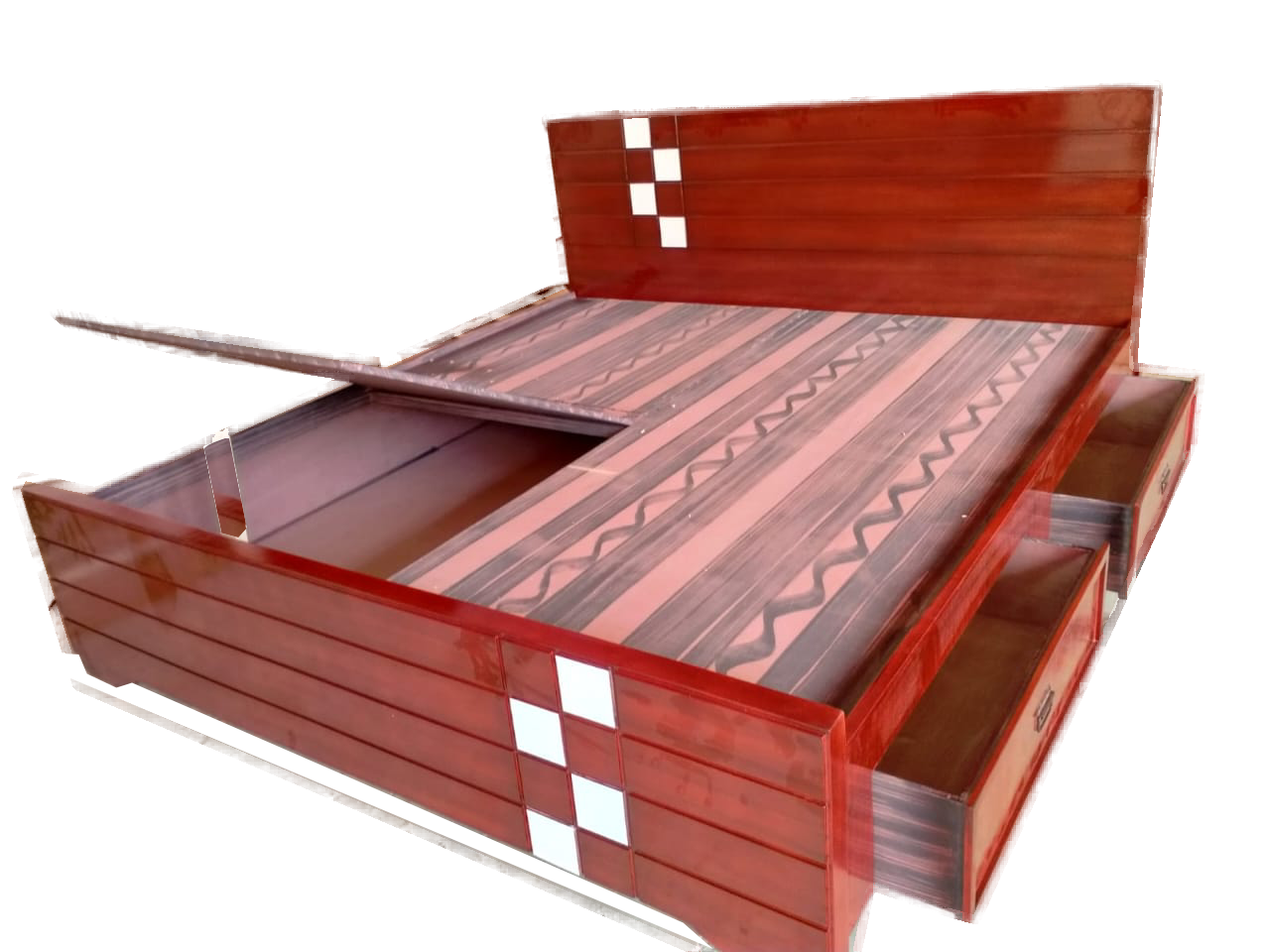 Teak Wooden Bed