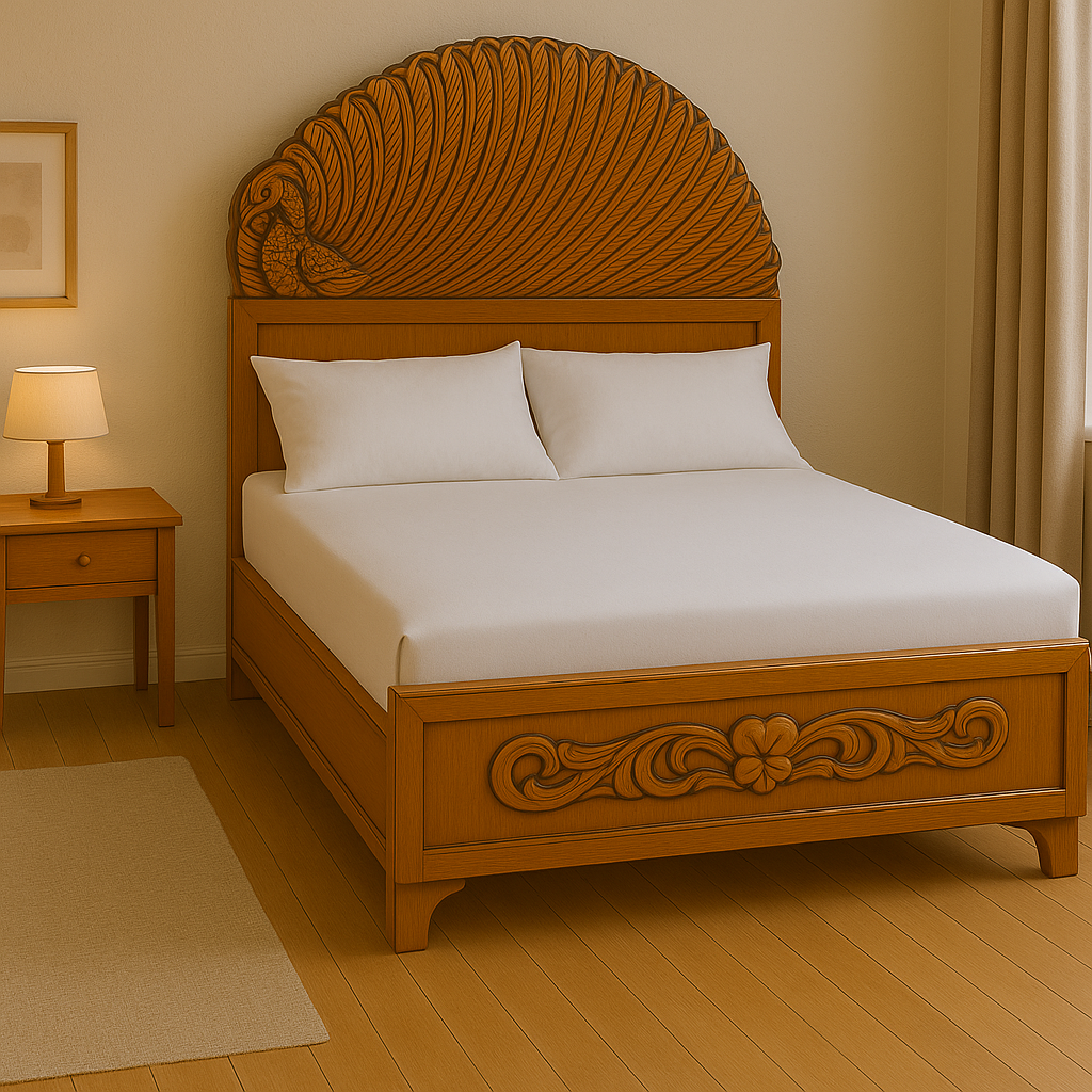 Teak Wooden Bed