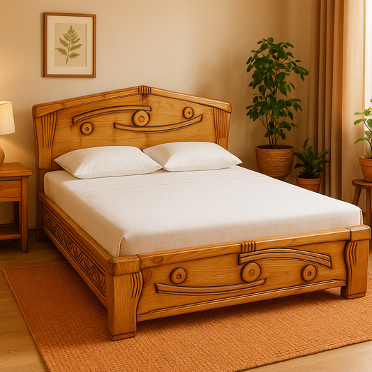 Teak Wooden Bed