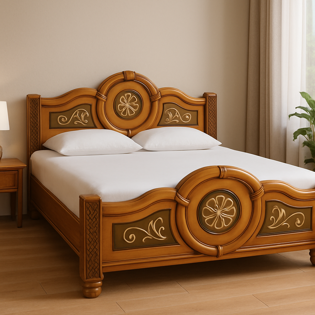 Teak Wooden Bed