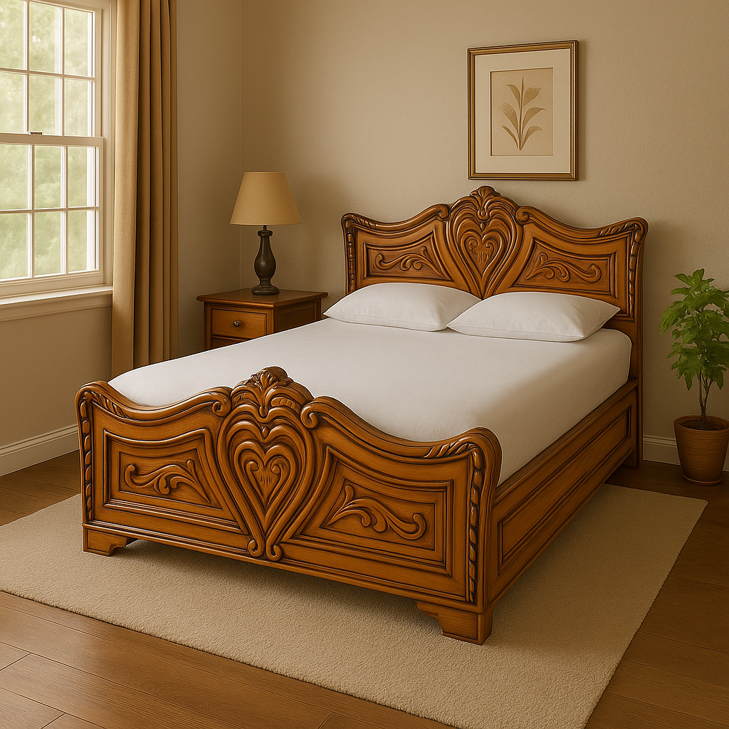 Teak Wooden Bed