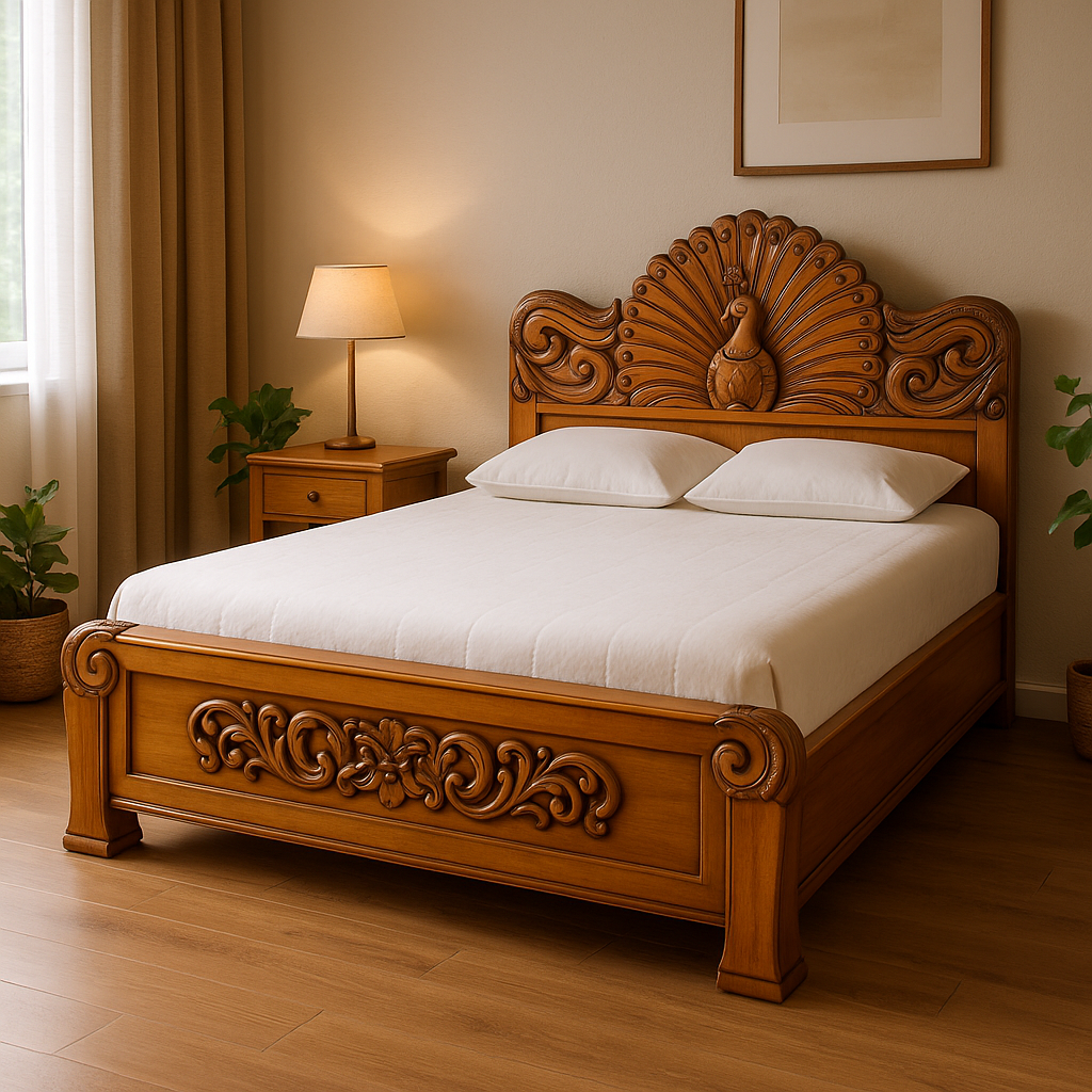Teak Wooden Bed