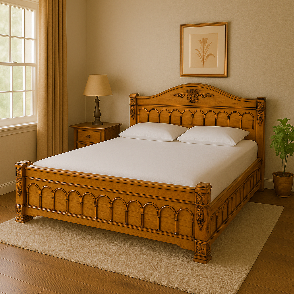 Teak Wooden Bed