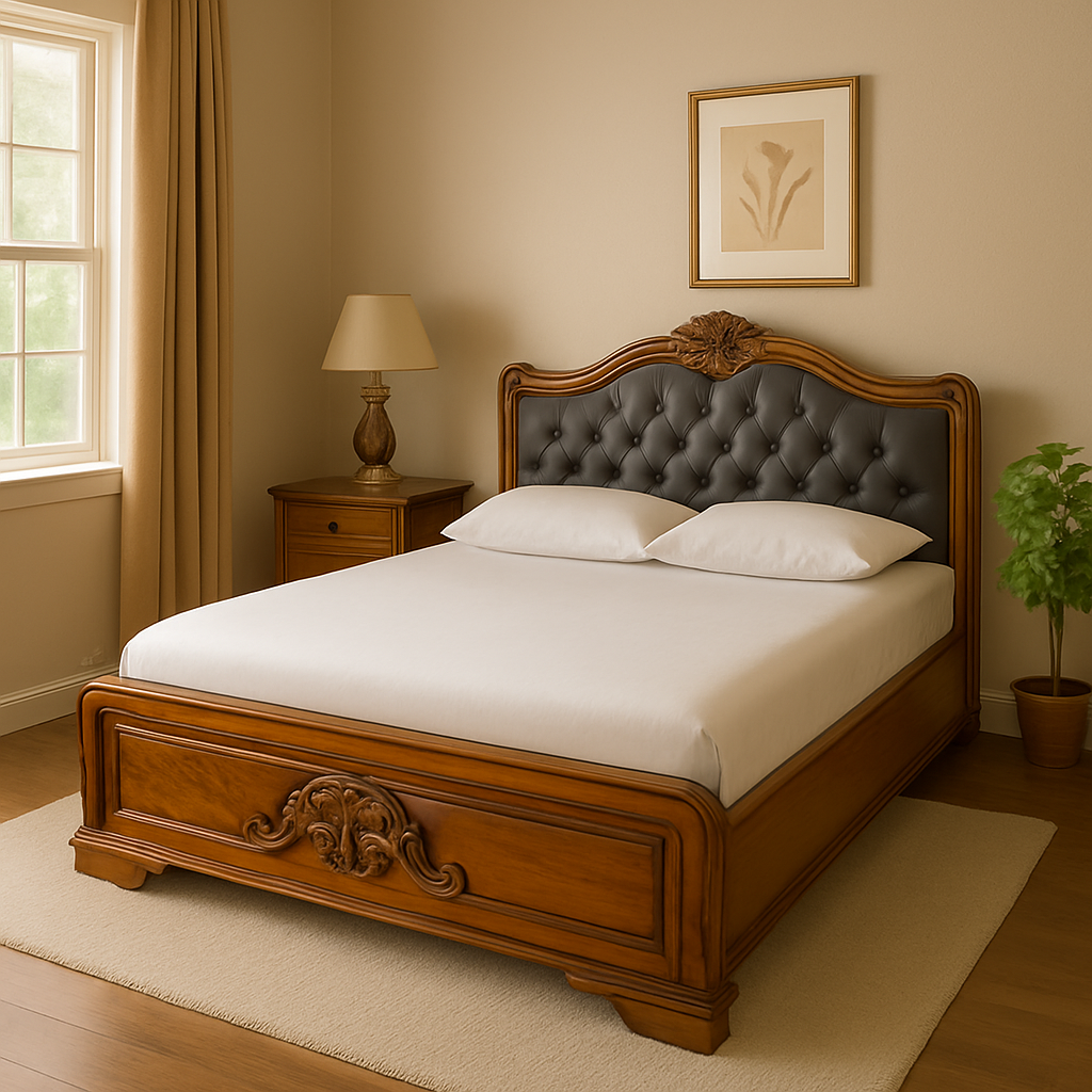 Teak Wooden Bed